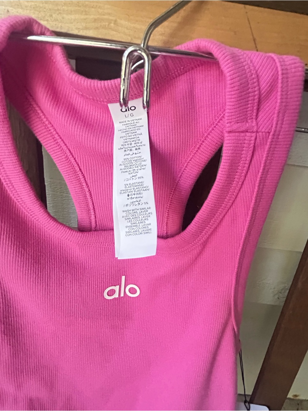 ALO Women’s 2 Piece Set Paradise Pink Aspire Tank Match Point Shorts - Picture 7 of 10